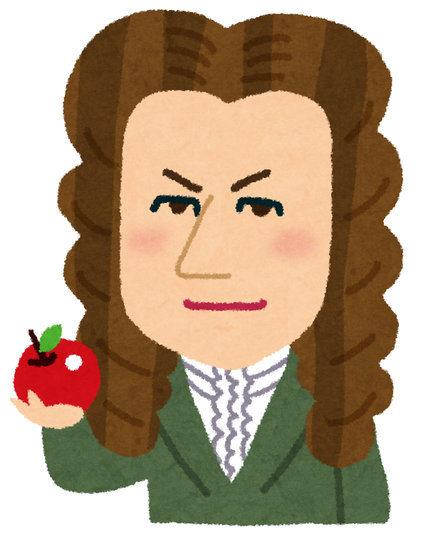 ニュートンの似顔絵イラスト | かわいいフリー素材集 いらすとや